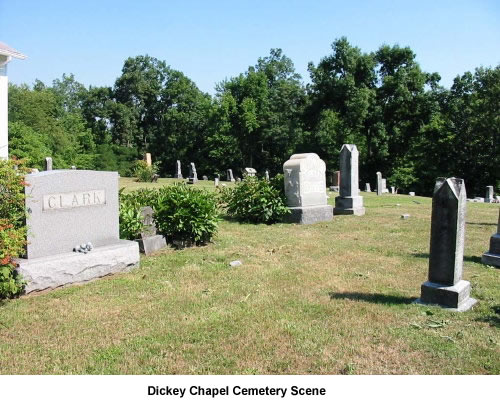 Dickey Chapel Cemetery Scene