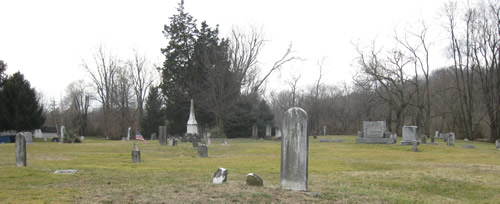 View in Pine Street  Colored Cemetery