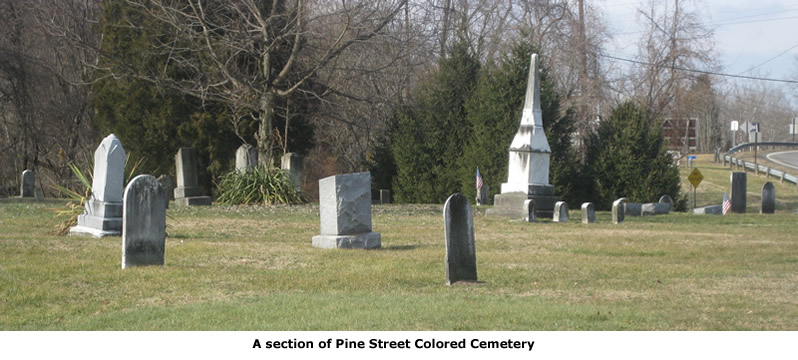 Pine Street Colored Cemetery view