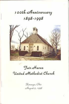 Fair Haven lUnited Methodist Church program for anniversary probram 1998