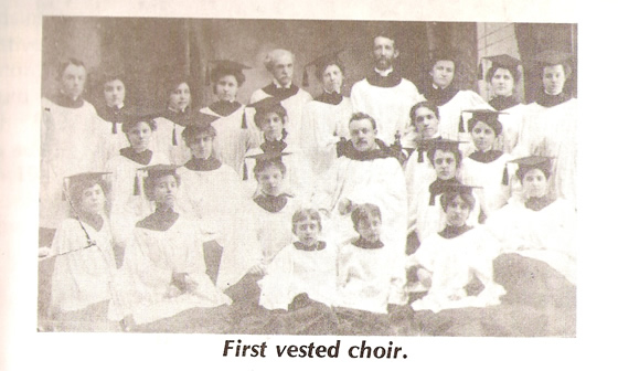 First vested choir