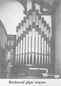 Restored pipe organ