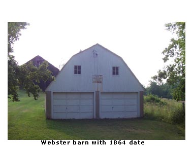 Webster barn with 1864 date