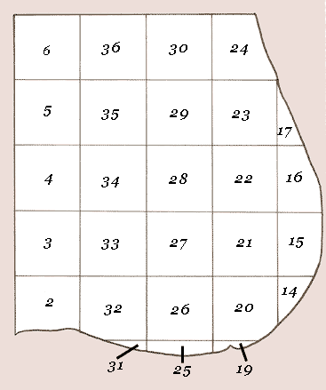 Ohio Township section map